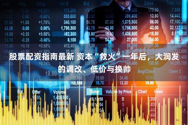 股票配资指南最新 资本“救火”一年后，大润发的调改、低价与换帅
